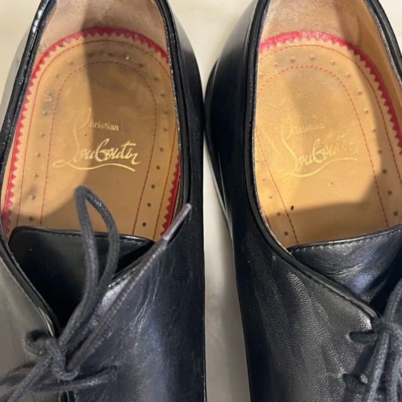 Men’s Christian Louboutin black leather shoes - Picture 5 of 7